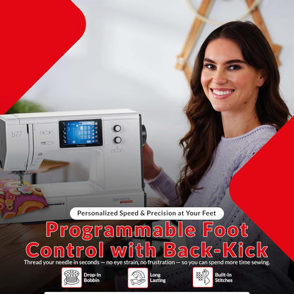 Bernette b77 Sewing & Quilting Machine Bundle