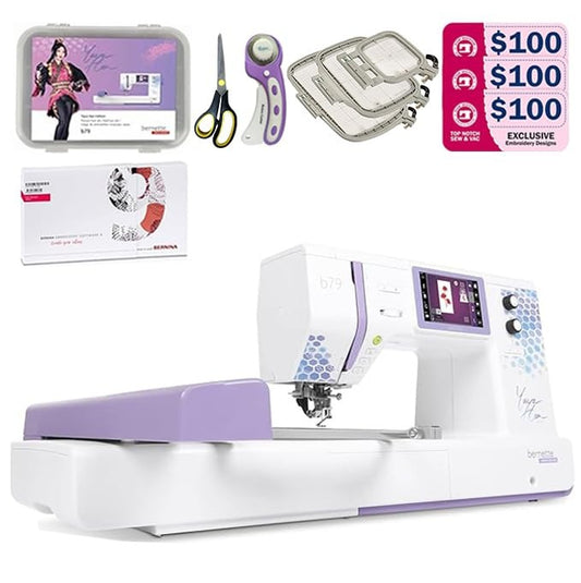Bernette b79 Yaya Han Edition Sewing & Embroidery Machine Bundle – Style Meets Precision