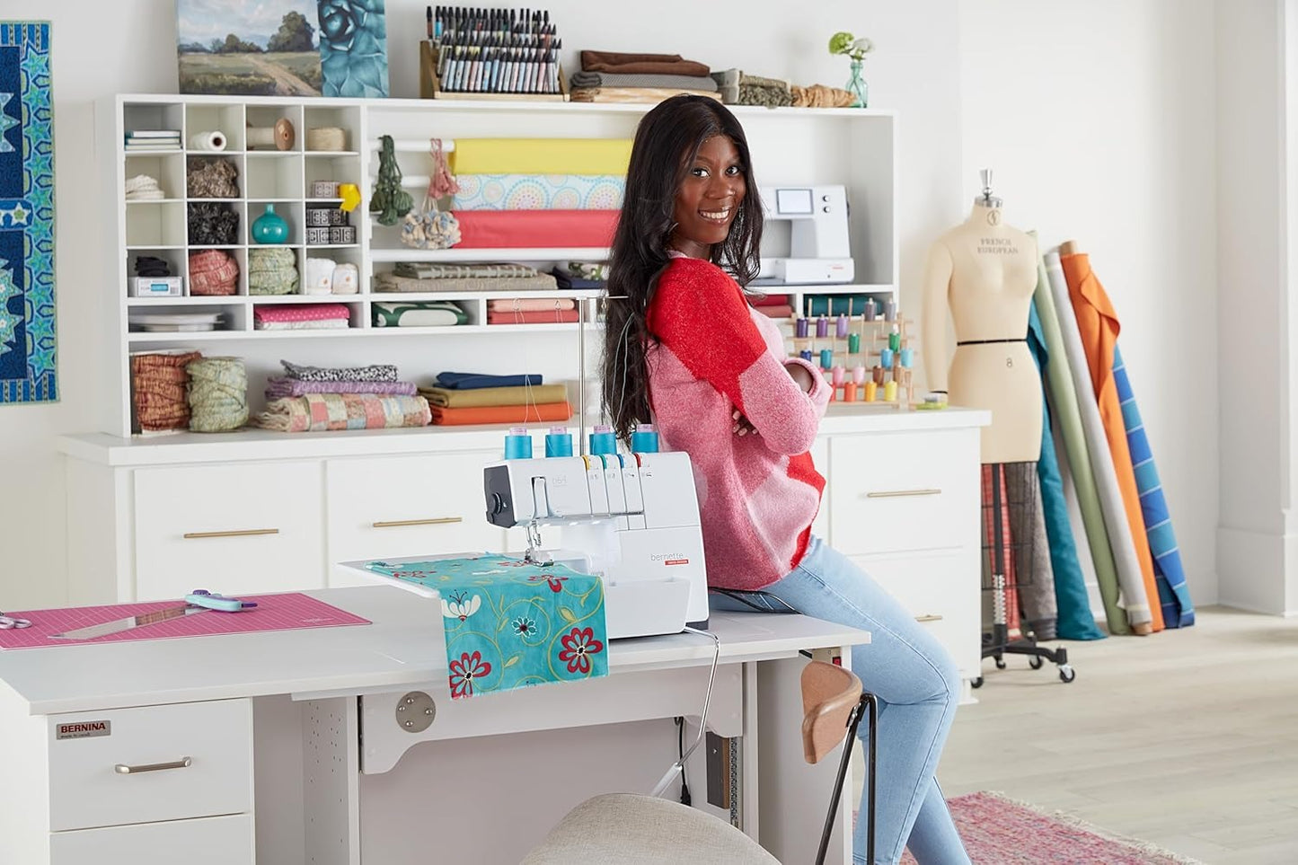 Bernette b64 AIRLOCK Overlocker Serger Bundle