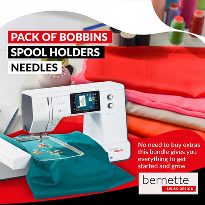 Bernette b70 DECO Embroidery Machine Bundle