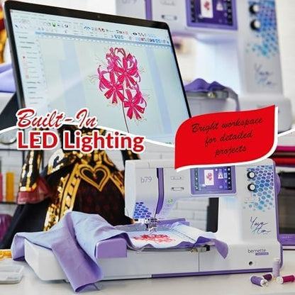 Bernette b79 Yaya Han Edition Sewing & Embroidery Machine Bundle – Style Meets Precision