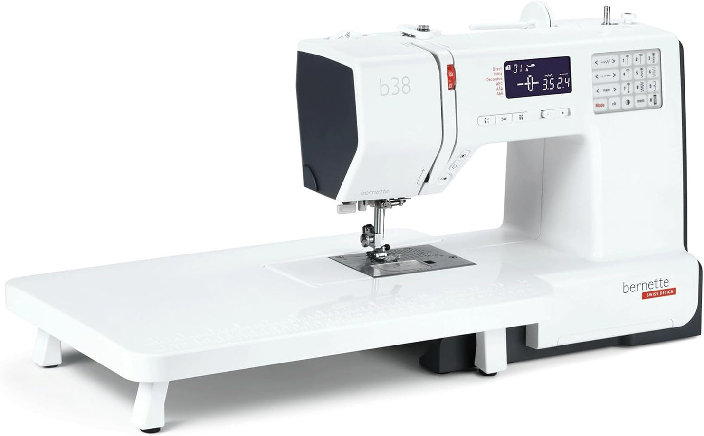 Bernette B38 Computerized Sewing Machine with Sunset Thread Collection