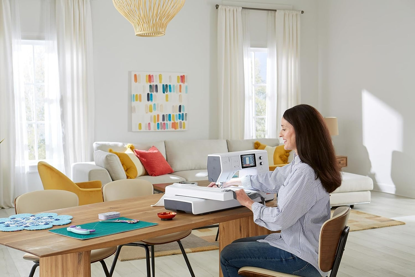 Bernette b79 Sewing and Embroidery Machine Bundle