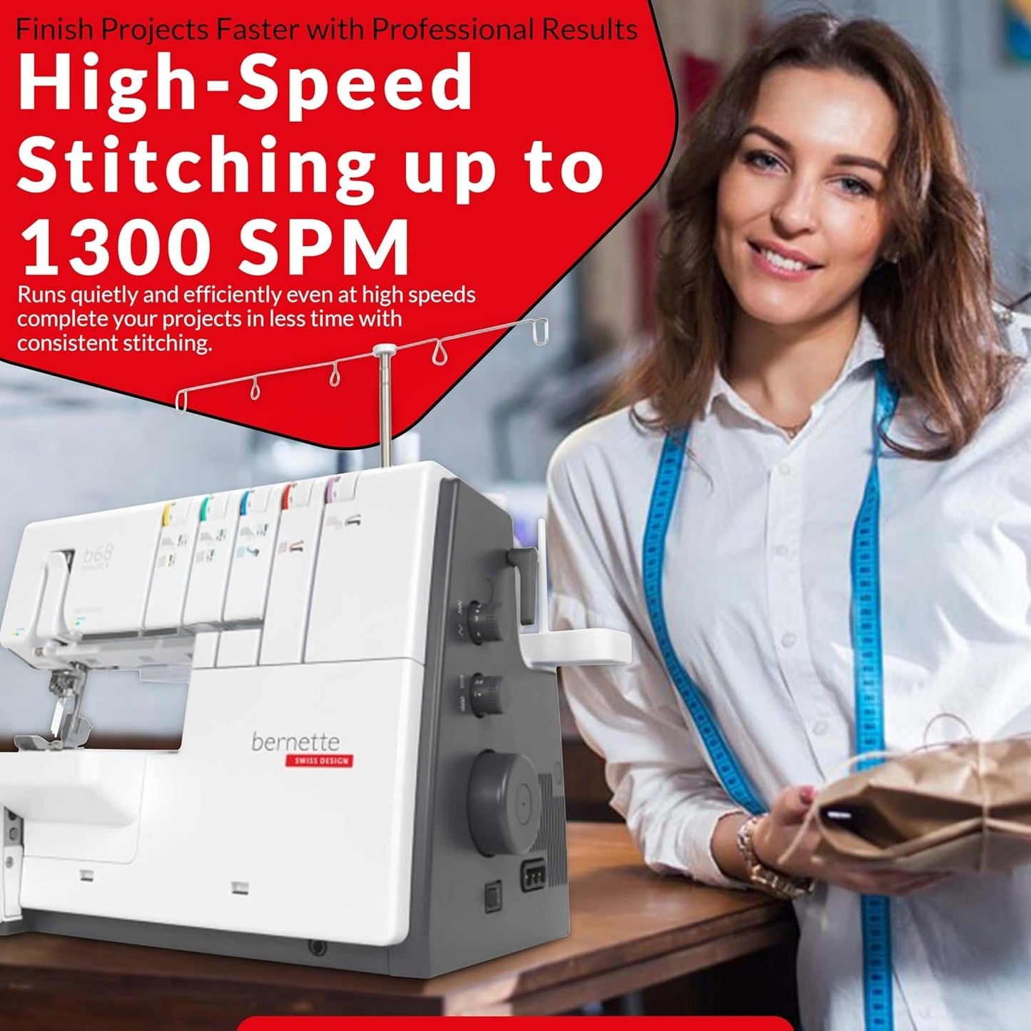 Bernette b68 AIRLOCK Combo Serger Bundle