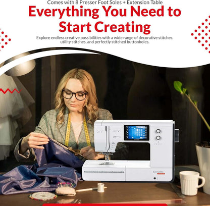 Bernette b77 Sewing & Quilting Machine Bundle