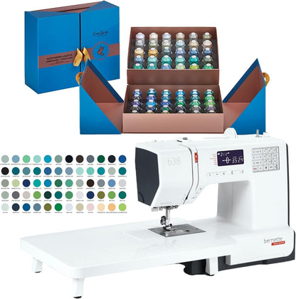 Bernette B38 Computerized Sewing Machine | Northern Lights Thread Set – Creative Power Meets Precision