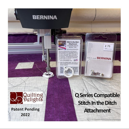 BERNINA Q-Series Compatible Stitch In the Ditch (SID) Foot Attachment