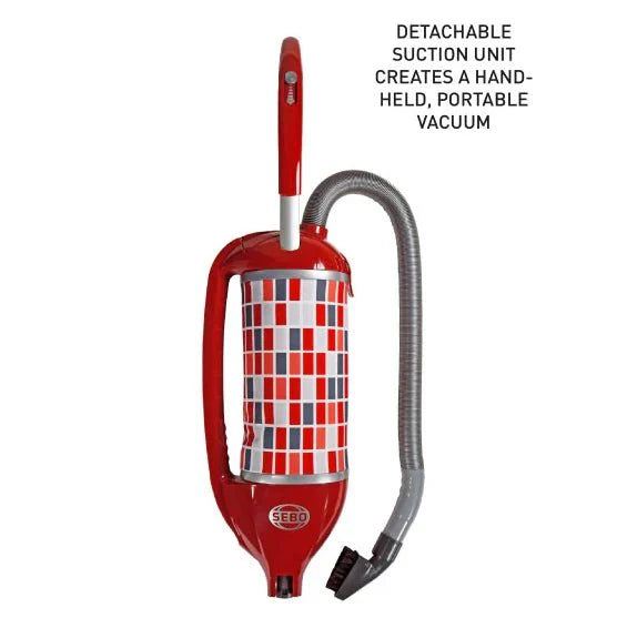 SEBO FELIX 1 Premium Upright Vacuum Cleaner Red
